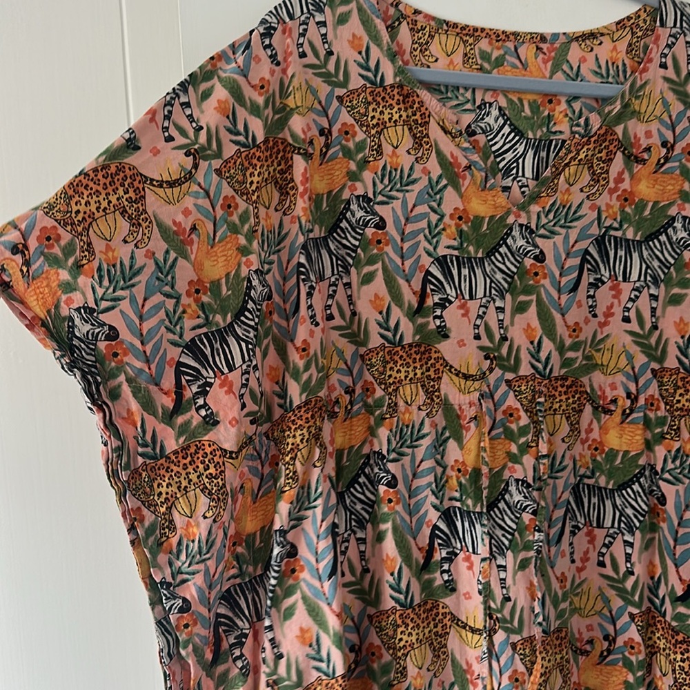 Animal fabric Kaftan